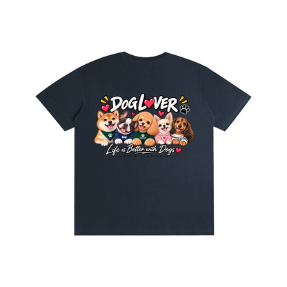 DOG | ベーシック ユニセックス コットンTシャツ / Pure Cotton Unisex T-Shirt