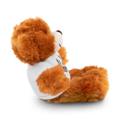 Brown Teddy Bear with Horseshoe Tee — Lucky Love Plush Gift