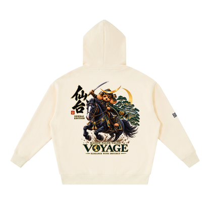 SENDAI｜オーバーサイズ フリースボクシーフーディー / Essential Oversized Fleece Boxy Hoodie