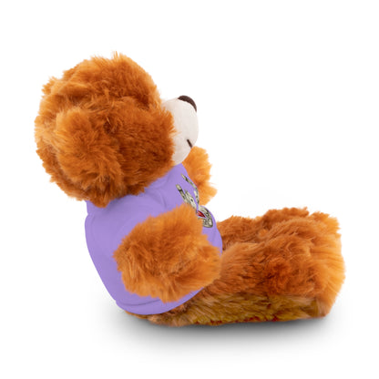 Brown Teddy Bear with Horseshoe Tee — Lucky Love Plush Gift