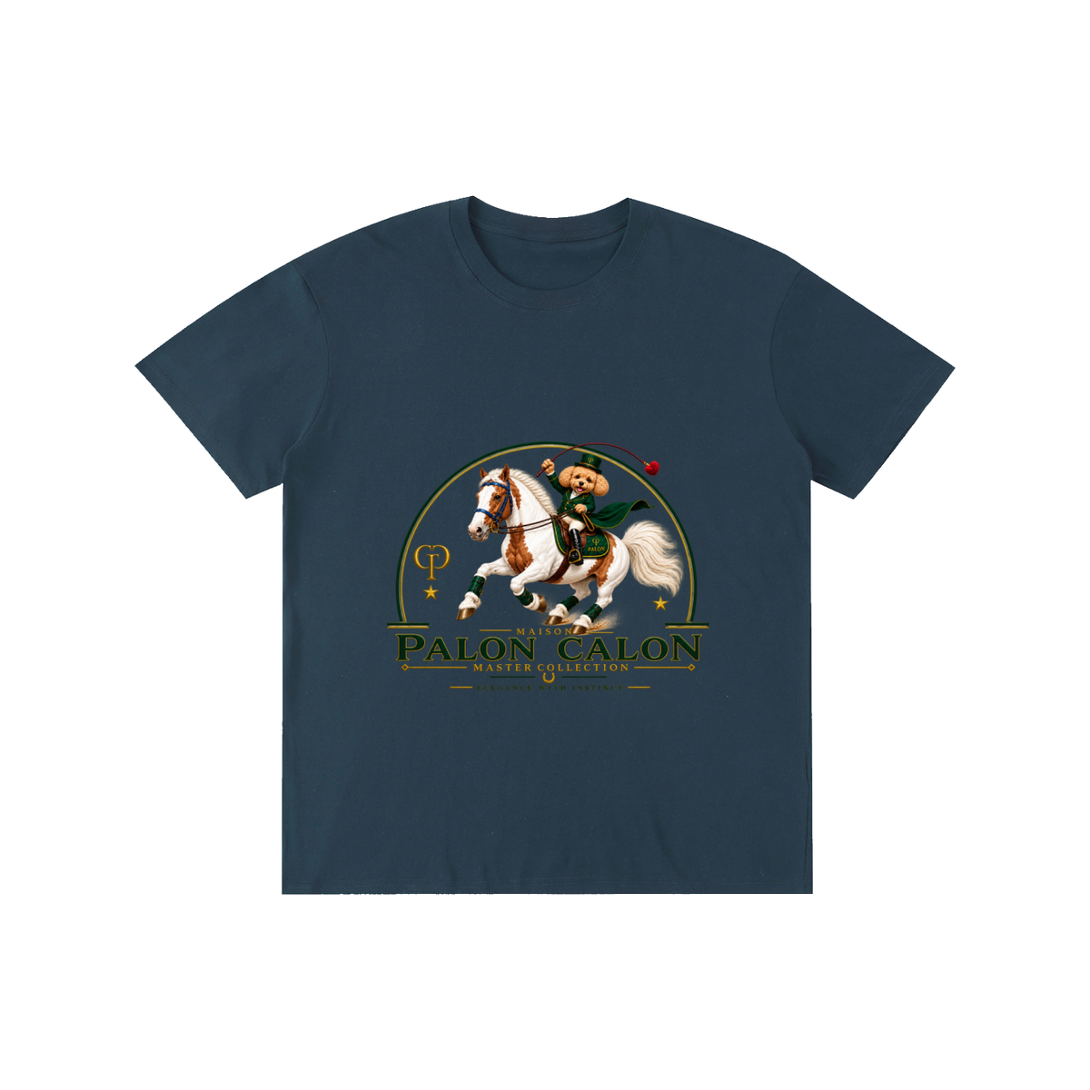 EQUESTRIAN CALON | ユニセックス ピュアコットン Tシャツ — Unisex Pure Cotton T-Shirt