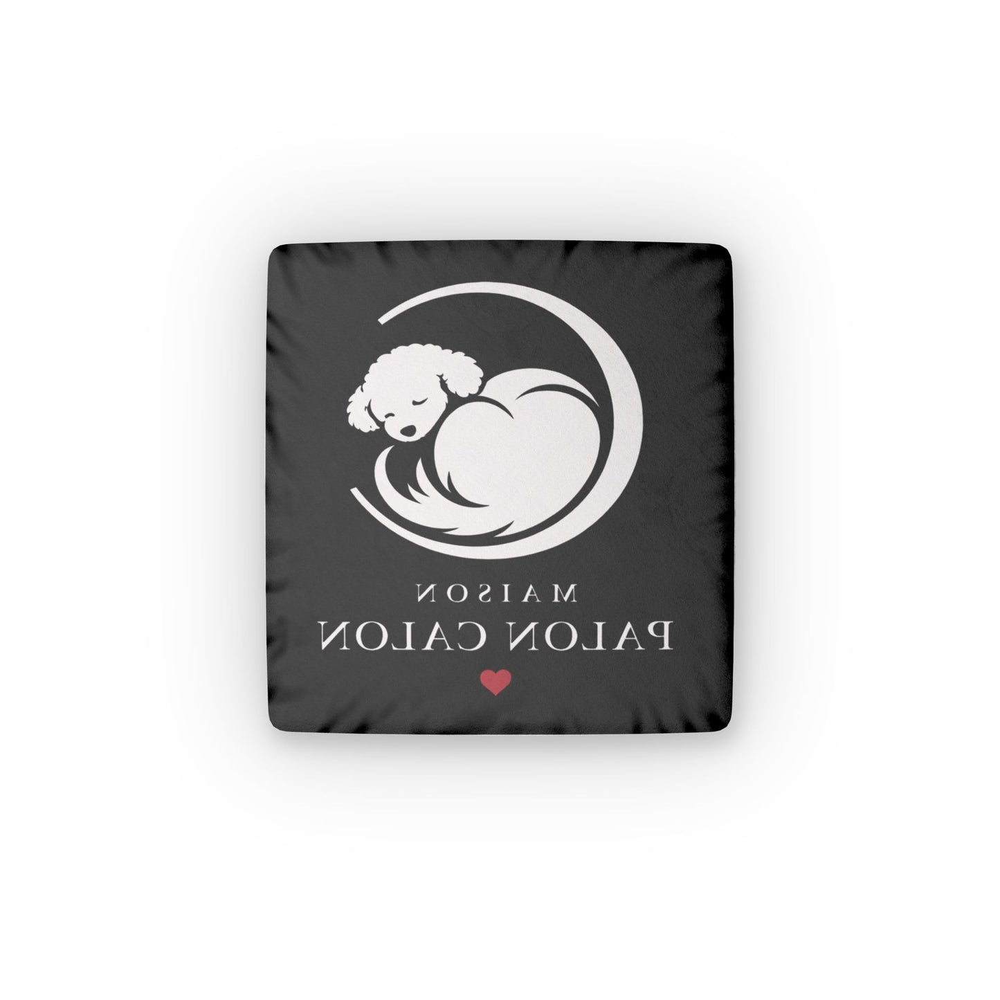 MAISON PALON CALON ブランドロゴ クッション | 感性を、日常に寄り添わせる