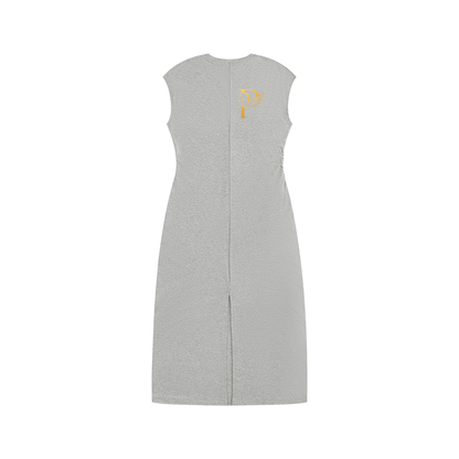 Women’s Ruched Sleeveless Dress