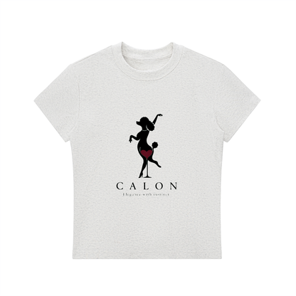 Essential Bodycon Crewneck T-Shirt