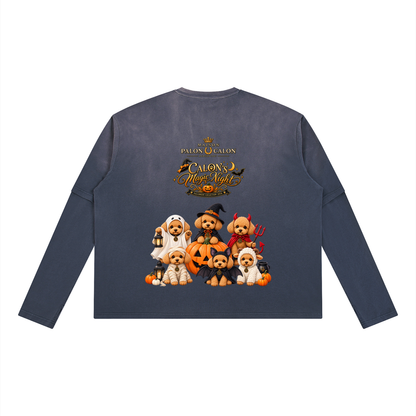 Unisex Vintage Wash Layered T-Shirt