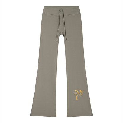ウィメンズ フレア ドローストリング ヨガパンツ — Women's Flared Drawstring Yoga Pants