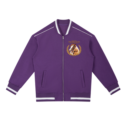 EQUESTRIAN CALON | コントラストパイピング ジップボンバージャケット / Contrast Piping Zip Bomber Jacket