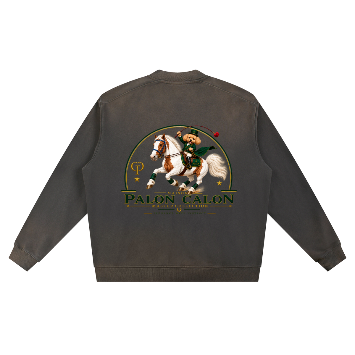 Sun Fade Heavyweight Baseball Jacket
