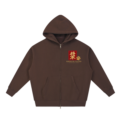 KAGURAZAKA | オーバーサイズ フリース ボクシー フーディー将軍 | Oversized Fleece Boxy Hoodie