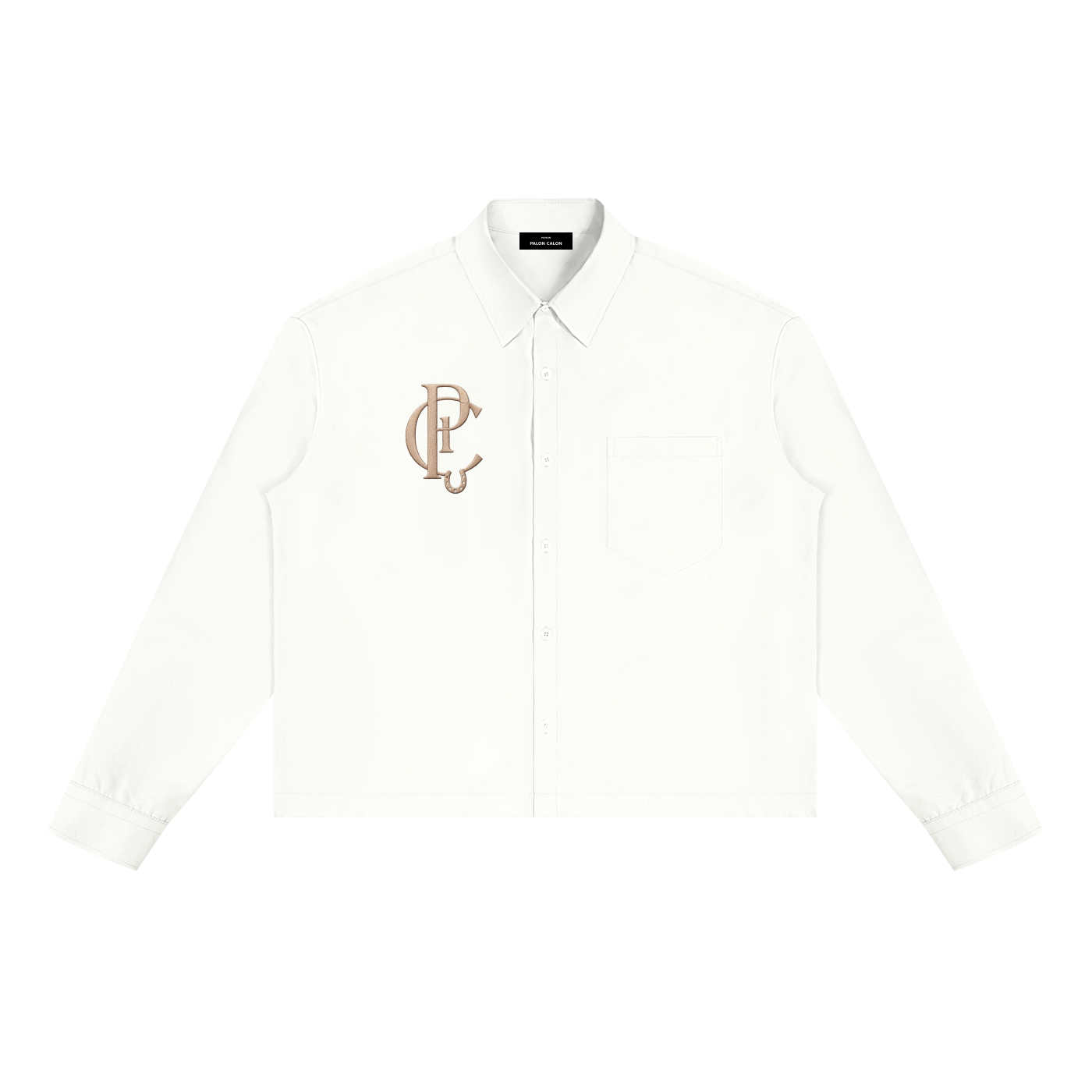 ユニセックス ボクシー ロングスリーブ シャツ — Unisex Boxy Long-Sleeve Shirt