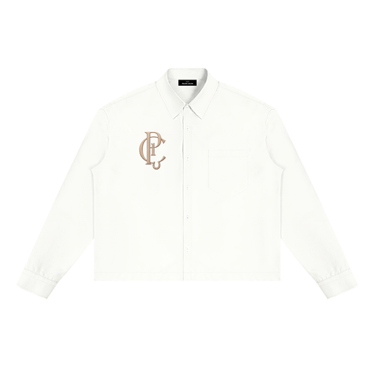 ユニセックス ボクシー ロングスリーブ シャツ — Unisex Boxy Long-Sleeve Shirt