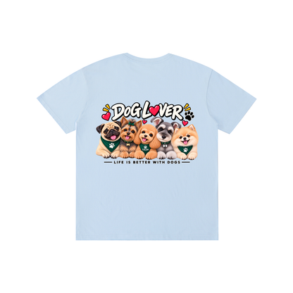 DOG | ベーシック ユニセックス コットンTシャツ / Pure Cotton Unisex T-Shirt