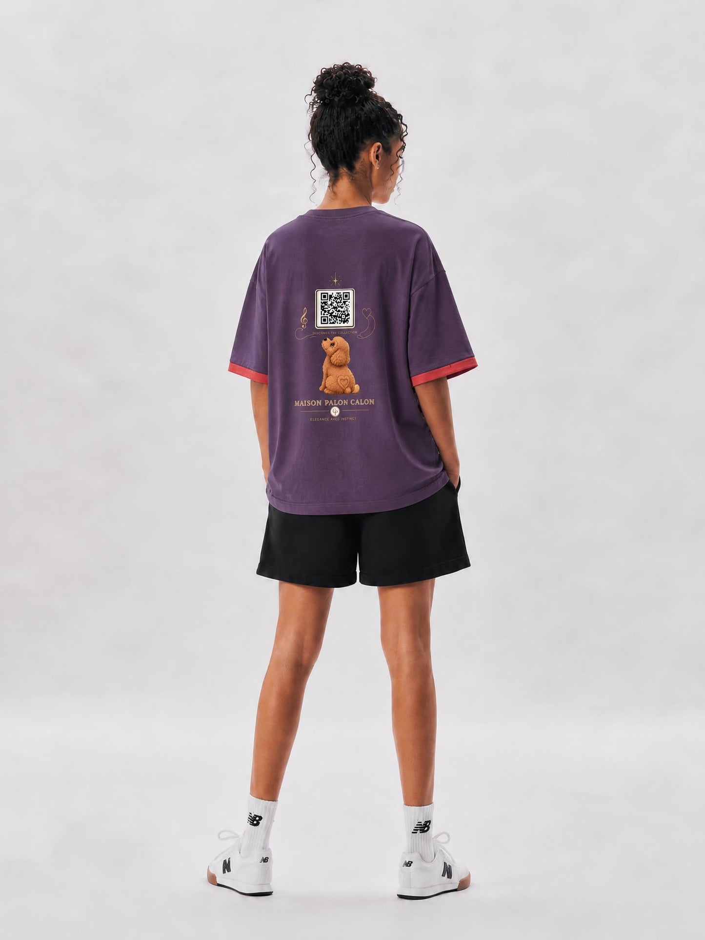コントラストカフ Tシャツ — ユニセックス