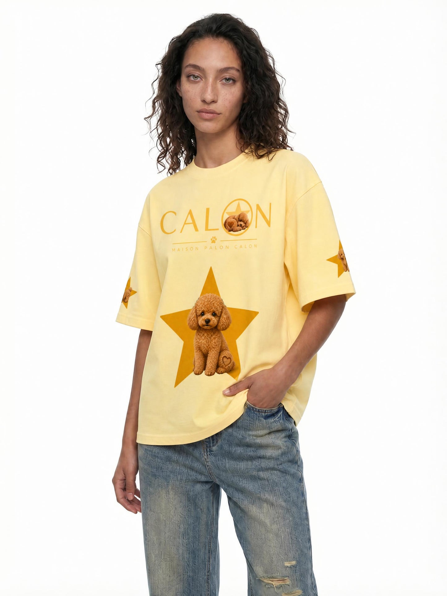 ピュアコットン Tシャツ — ユニセックス Super Star