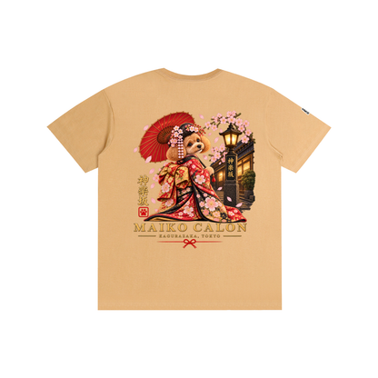 KAGURAZAKA | ユニセックス ピュアコットン Tシャツ舞妓 / Pure Cotton Unisex T-Shirt