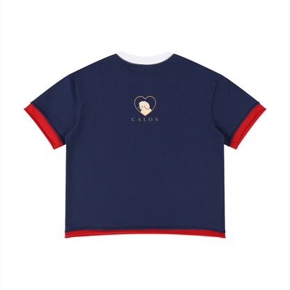 Unisex Boxy Color Block T-Shirt