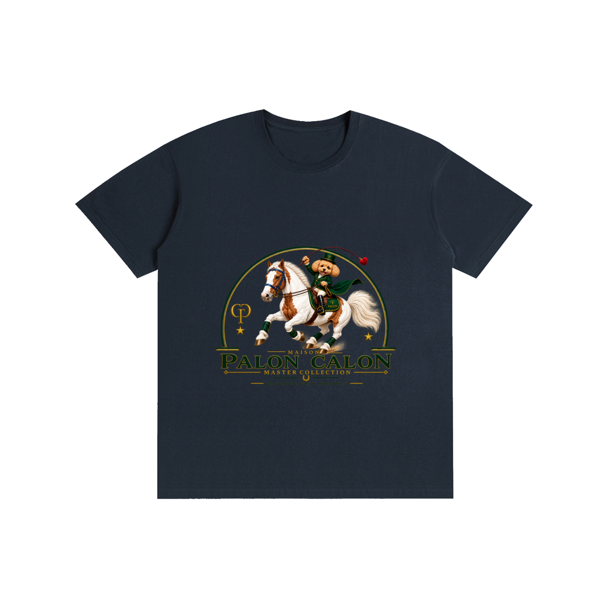 EQUESTRIAN CALON | ユニセックス ピュアコットン Tシャツ — Unisex Pure Cotton T-Shirt