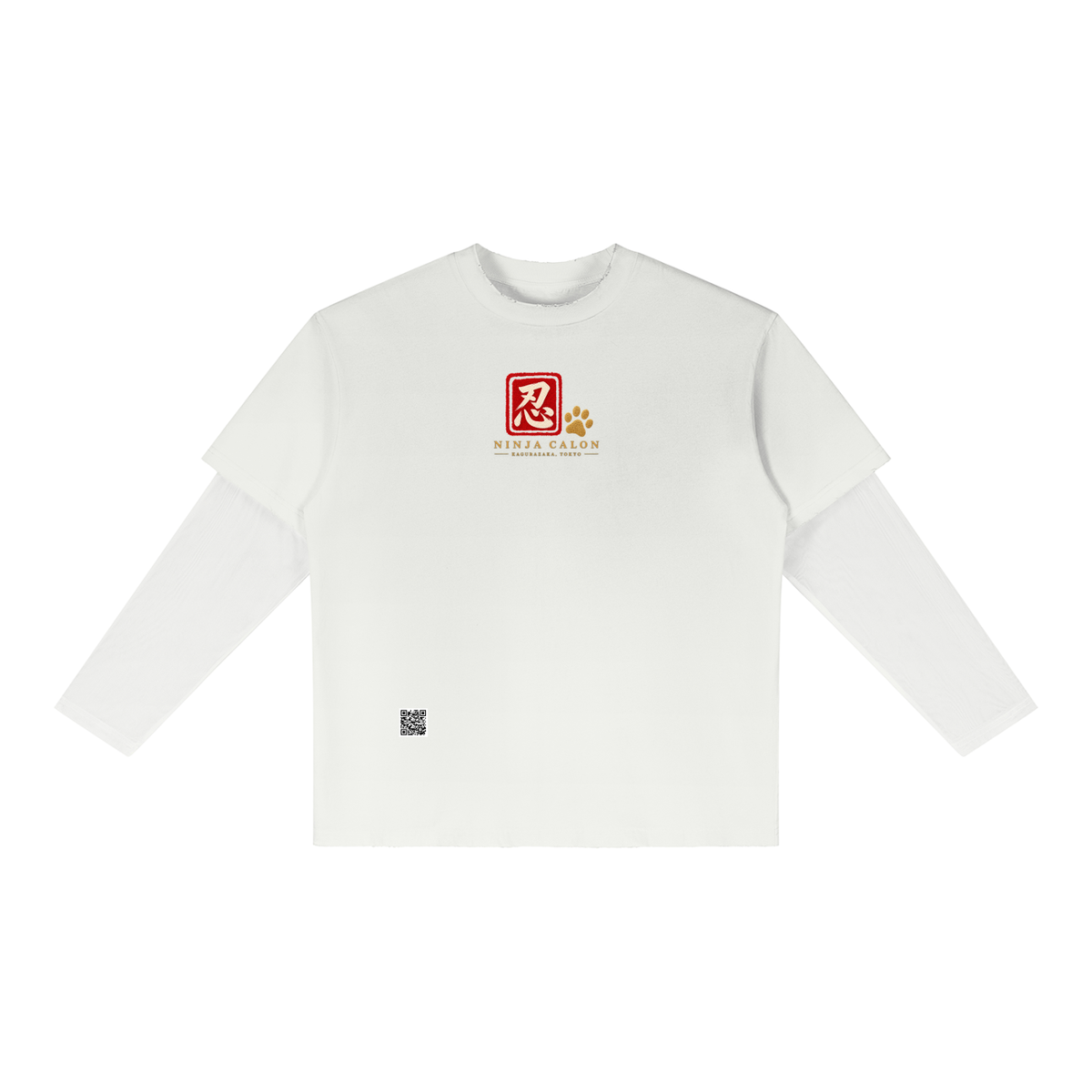 KAGURAZAKA | ユニセックス サンフェード レイヤー Tシャツ忍者 / Unisex Sunfade Layer T-Shirt
