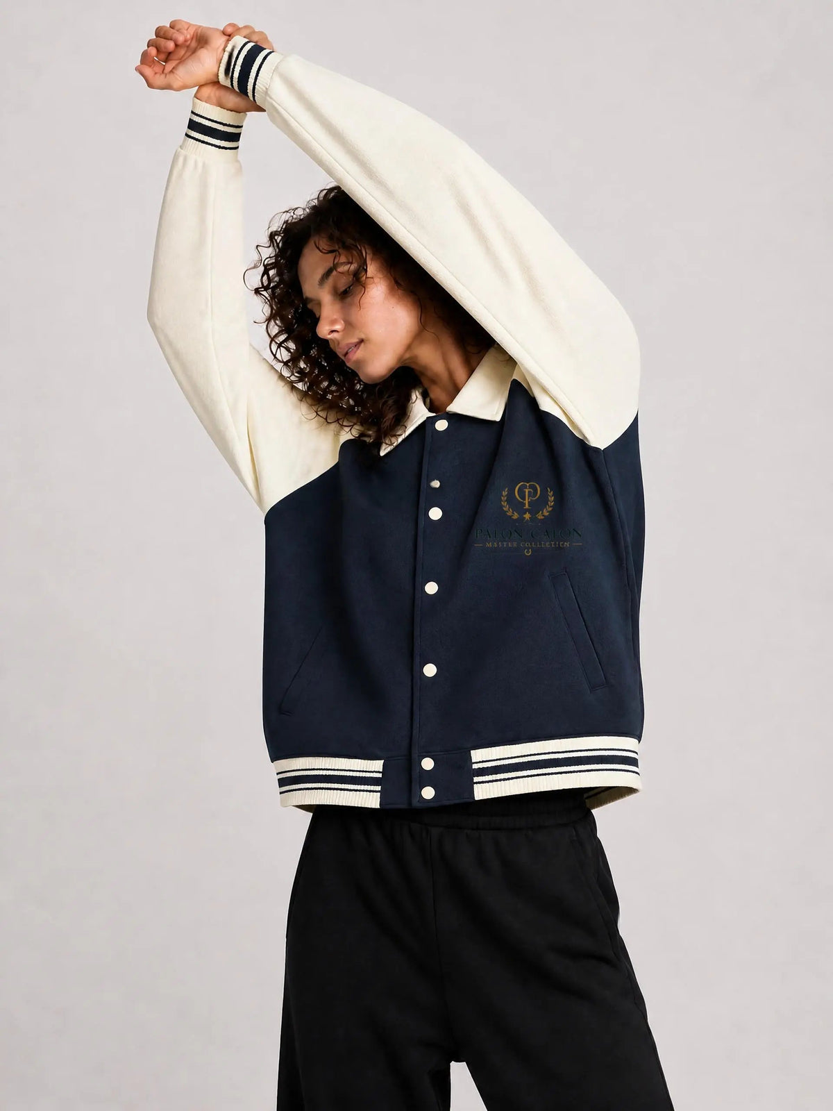 EQUESTRIAN CALON | ユニセックス コントラスト ラグラン ベースボールジャケット — Unisex Contrast Raglan Baseball Jacket