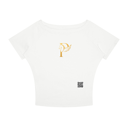ウィメンズ ボートネック ラグラン Tシャツ — Women's Boatneck Raglan T-Shirt