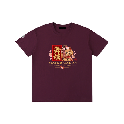 KAGURAZAKA | ユニセックス ピュアコットン Tシャツ舞妓 / Pure Cotton Unisex T-Shirt