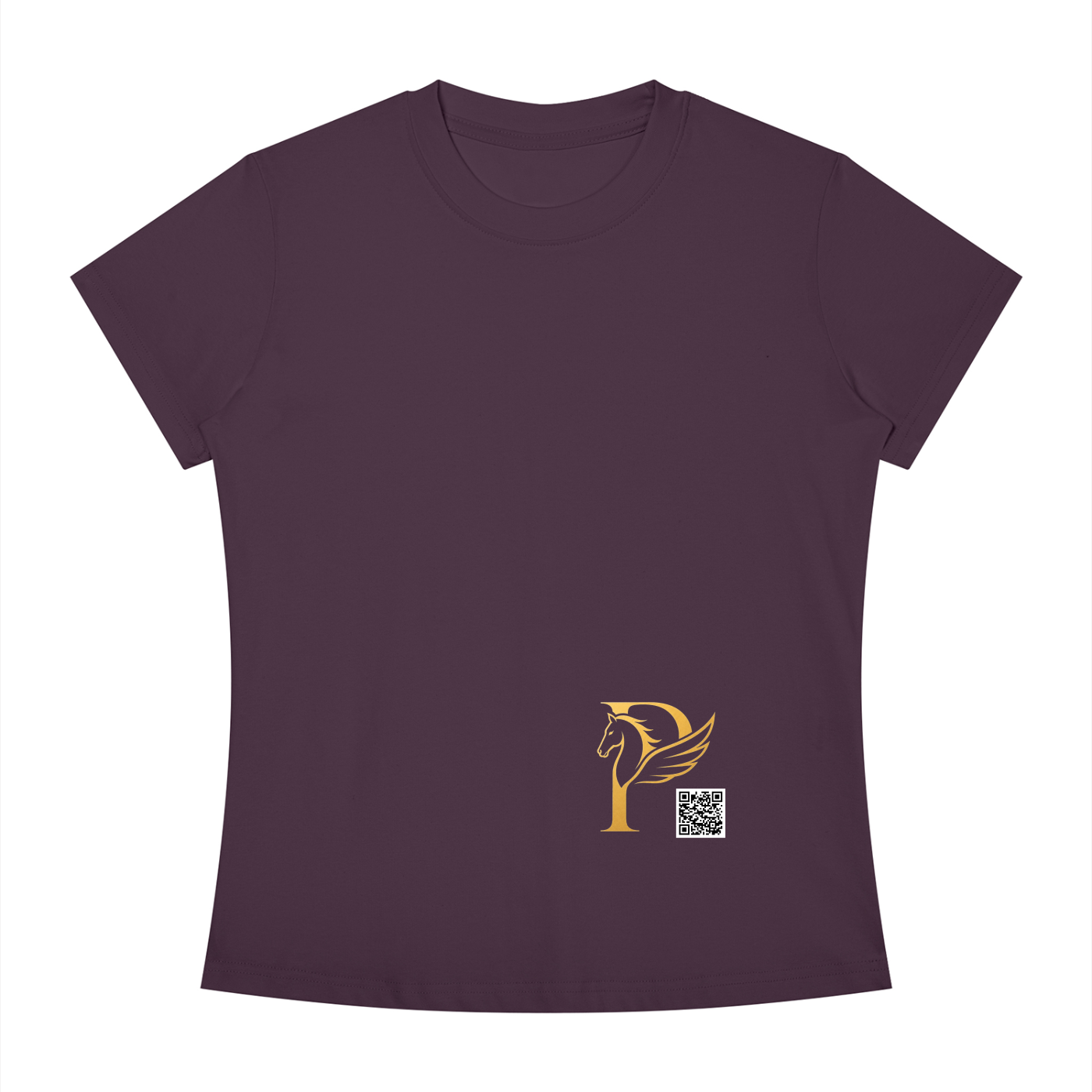 ウィメンズ スリムフィット クルーネック Tシャツ — Women's Slim Fit Crewneck T-Shirt
