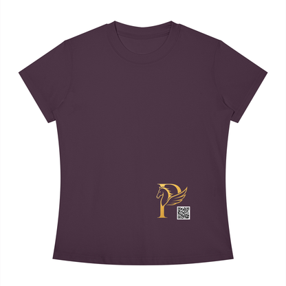 ウィメンズ スリムフィット クルーネック Tシャツ — Women's Slim Fit Crewneck T-Shirt