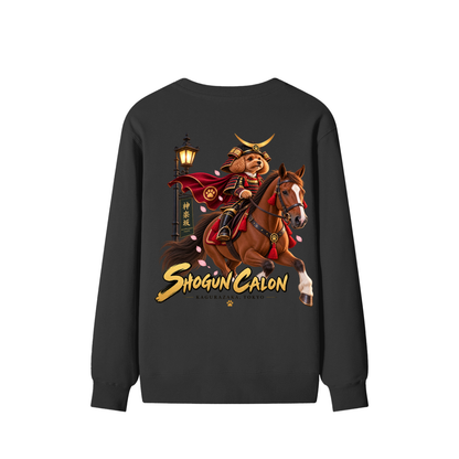 KAGURAZAKA | ユニセックス クラシック コットン スウェットシャツ 将軍| Unisex Classic Cotton Sweatshirt