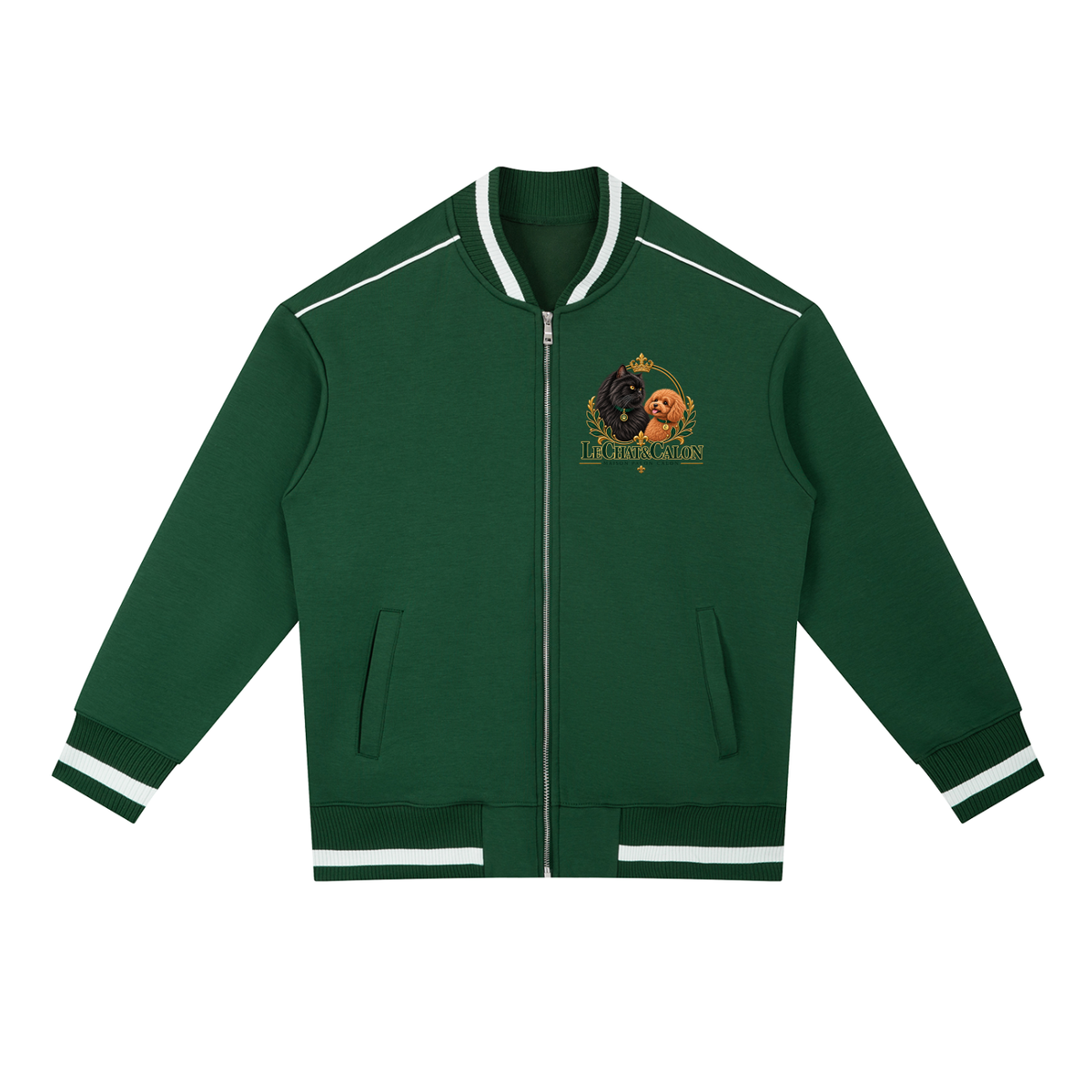 CAT | コントラストパイピング ジップボンバージャケット / Contrast Piping Zip Bomber Jacket