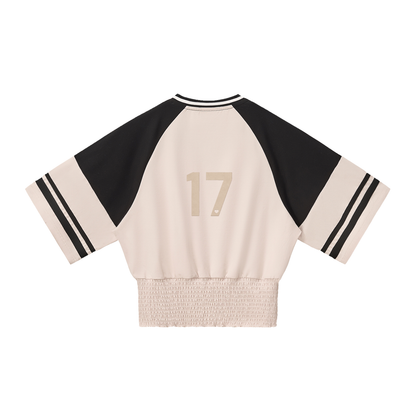 Women's Color Block Ruched T-Shirt