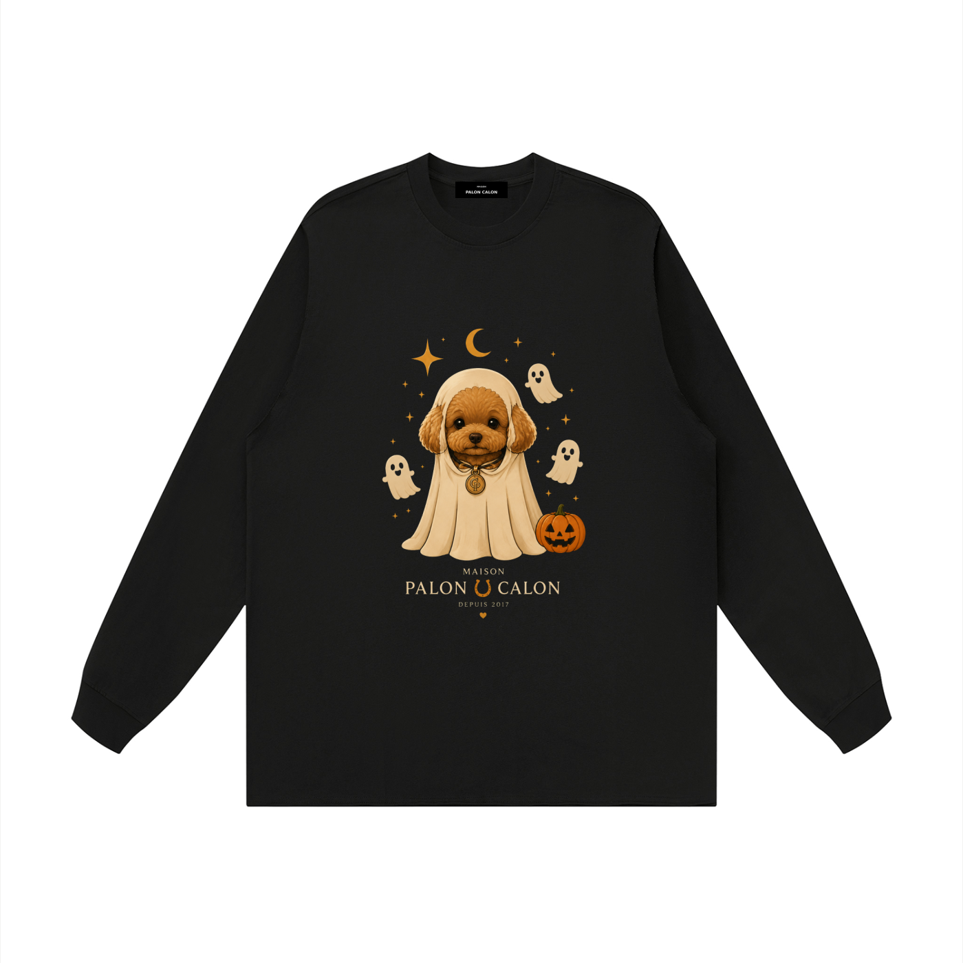 Unisex Raw Hem Long Sleeve T-Shirt