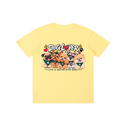 DOG | ベーシック ユニセックス コットンTシャツ / Pure Cotton Unisex T-Shirt