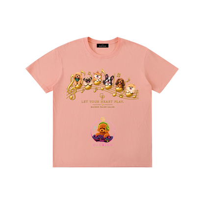 DOG | ベーシック ユニセックス コットンTシャツ / Pure Cotton Unisex T-Shirt