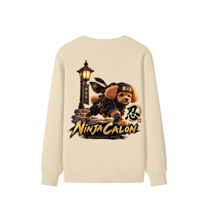 KAGURAZAKA | ユニセックス クラシック コットン スウェットシャツ忍者 | Unisex Classic Cotton Sweatshirt