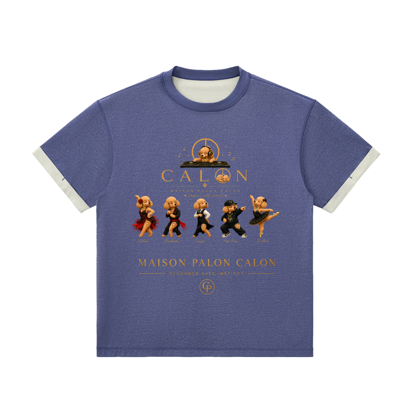 コントラストカフ Tシャツ — ユニセックス Dancer