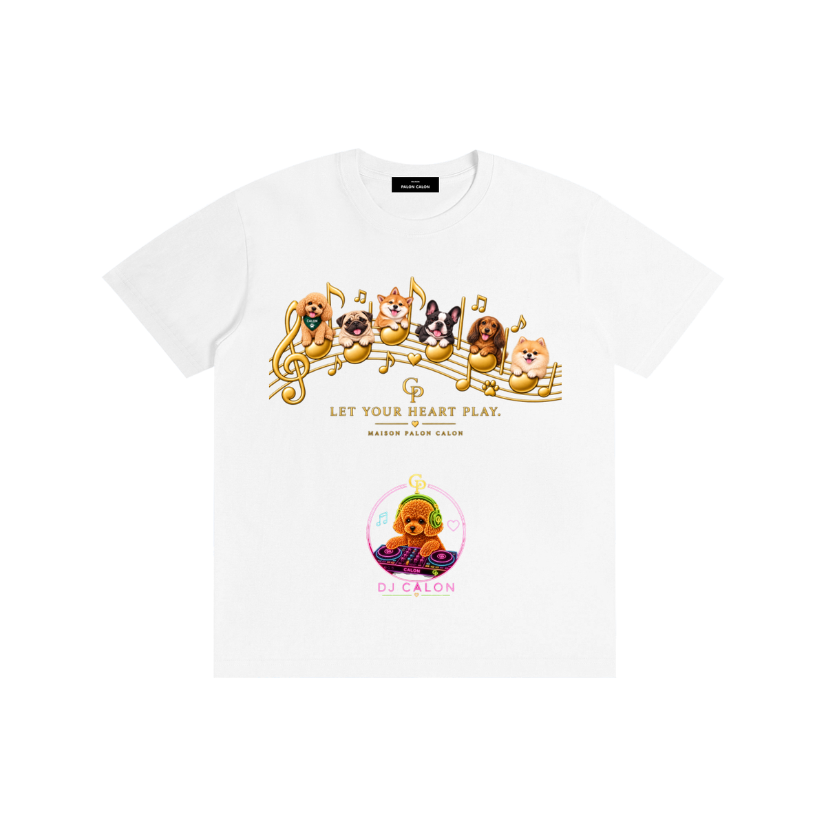 DOG | ベーシック ユニセックス コットンTシャツ / Pure Cotton Unisex T-Shirt