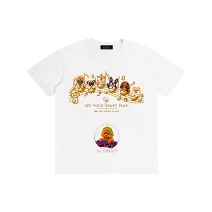 DOG | ベーシック ユニセックス コットンTシャツ / Pure Cotton Unisex T-Shirt