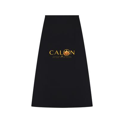 Women's Solid Color Knit Maxi Skirt