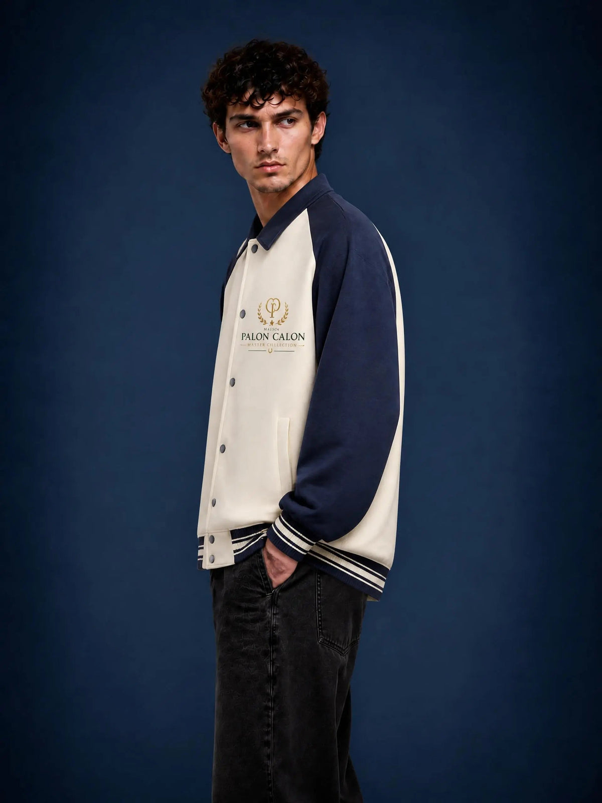 EQUESTRIAN CALON | ユニセックス コントラスト ラグラン ベースボールジャケット — Unisex Contrast Raglan Baseball Jacket