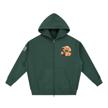 WINE SCHOLAR CALON | オーバーサイズ フリース ボクシー フーディー/Unisex Oversized Fleece Boxy Hoodie