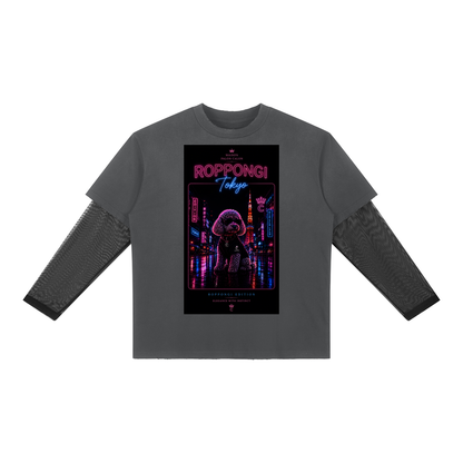 ROPPONGI｜レイヤード ロングスリーブ Tシャツ / Unisex Sunfade Layer Long Sleeve T-Shirt