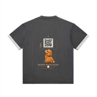 コントラストカフ Tシャツ — ユニセックス