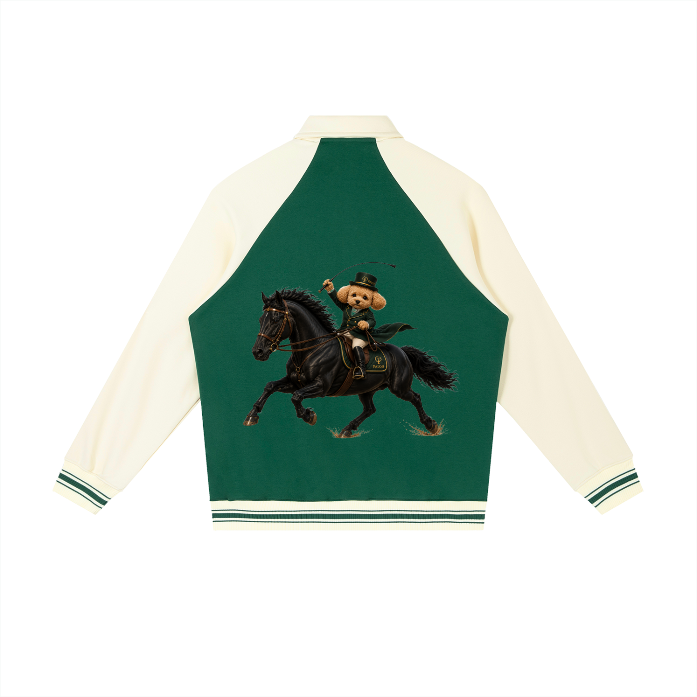 ユニセックス コントラスト ラグラン ベースボールジャケット — Unisex Contrast Raglan Baseball Jacket