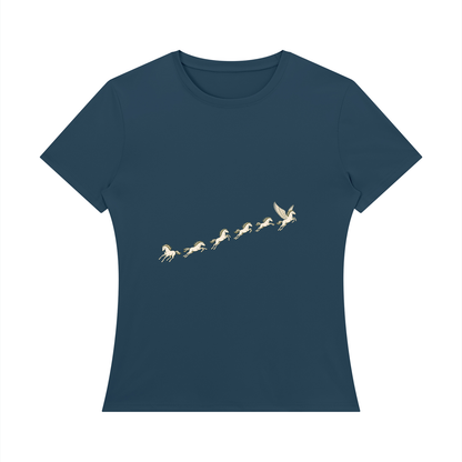 レギュラーフィット ストレッチTシャツ — ウィメンズ