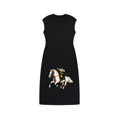 Women’s Ruched Sleeveless Dress