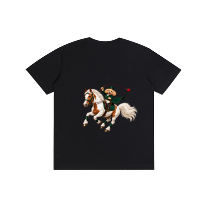 EQUESTRIAN CALON | ユニセックス ピュアコットン Tシャツ — Unisex Pure Cotton T-Shirt