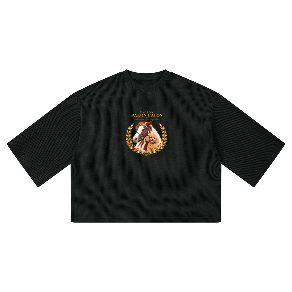 Unisex Waffle Boxy T-Shirt