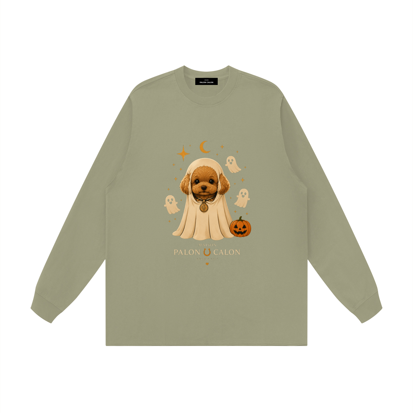 Unisex Raw Hem Long Sleeve T-Shirt