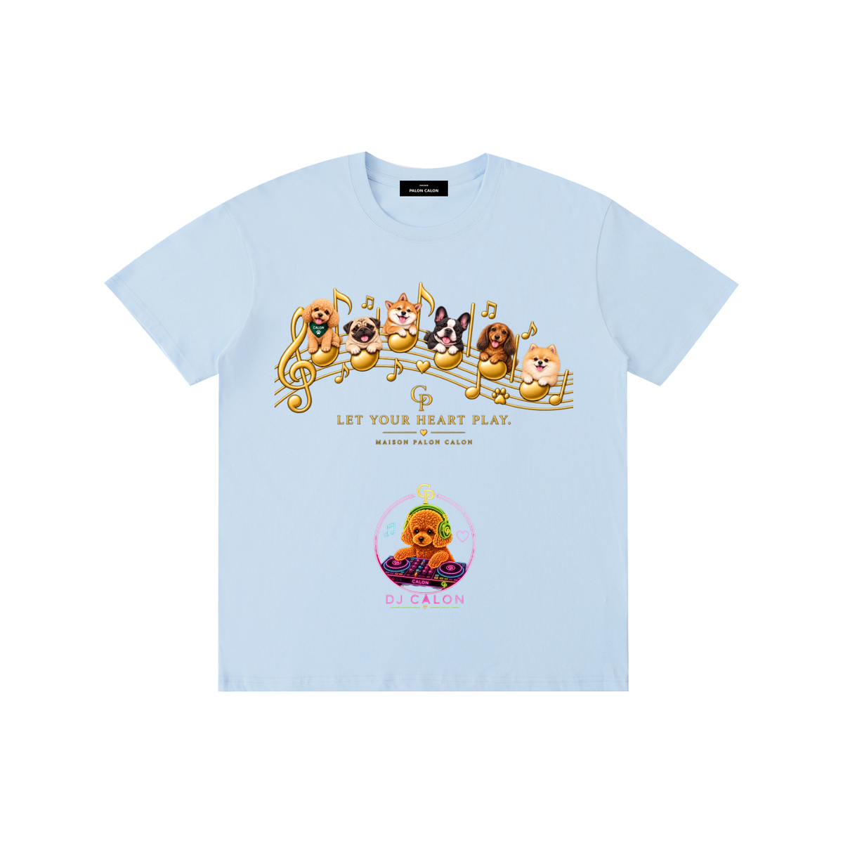 DOG | ベーシック ユニセックス コットンTシャツ / Pure Cotton Unisex T-Shirt