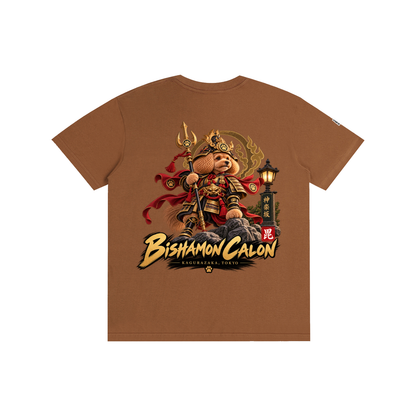 KAGURAZAKA | ユニセックス ピュアコットン Tシャツ毘沙門 / Pure Cotton Unisex T-Shirt